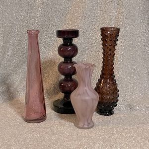 Collection of 4 vintage vases